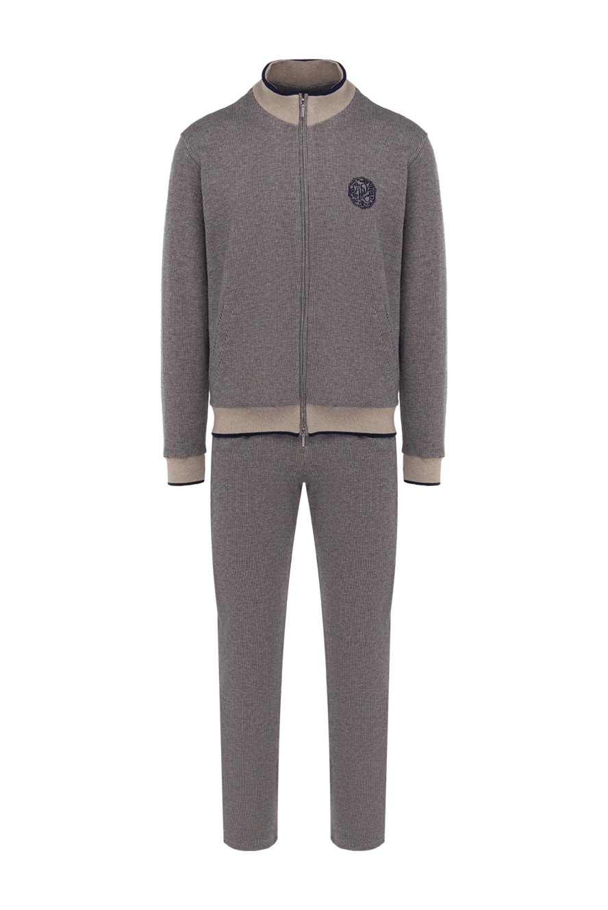 Roger Pinault man men's gray cotton walking suit купить с ценами и фото 176315 - photo 1