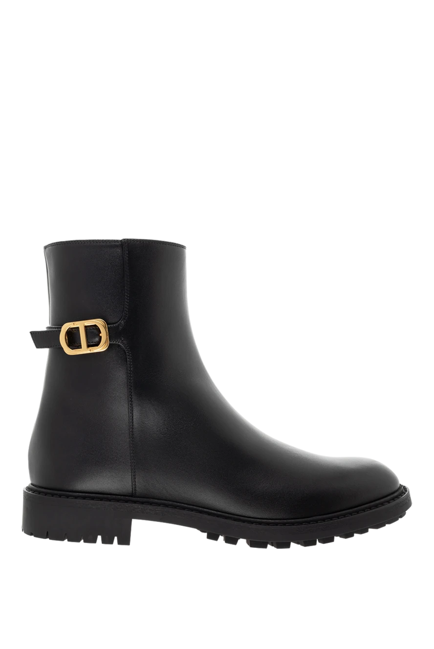 Dior woman women's black genuine leather boots купить с ценами и фото 176330 - photo 1