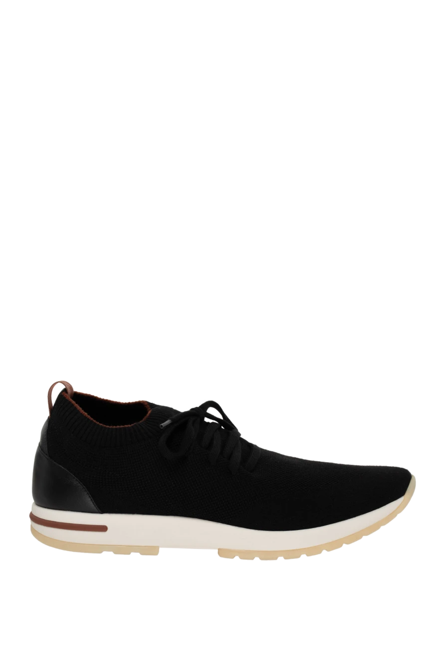 Loro Piana man textile sneakers for men black купить с ценами и фото 176409 - photo 1