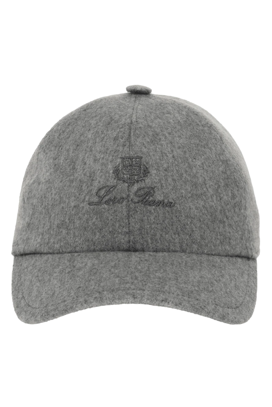 Loro Piana man men's cashmere cap gray купить с ценами и фото 176412 - photo 1