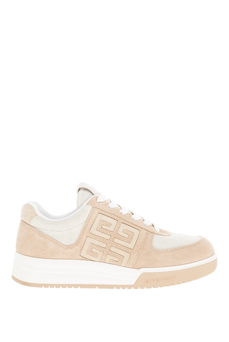 Givenchy woman sneakers made of genuine leather for women, beige купить с ценами и фото 176450 - photo 1