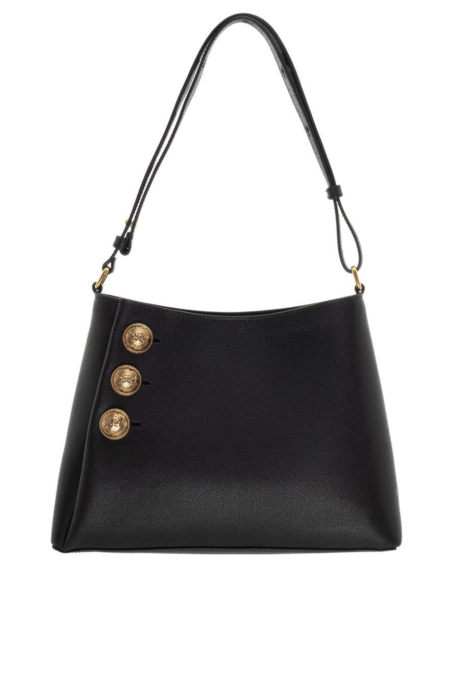 Balmain woman women's black leather bag купить с ценами и фото 176491 - photo 1