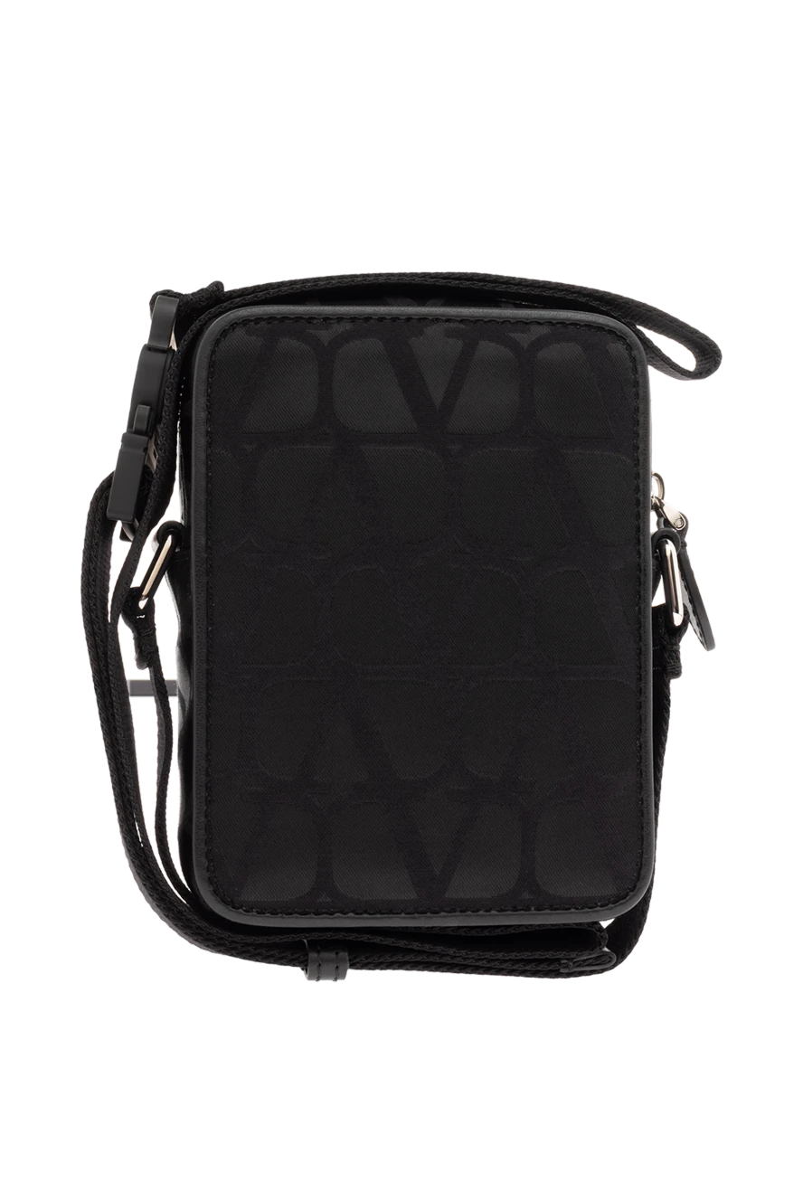 Valentino man men's black genuine leather bag купить с ценами и фото 176504 - photo 1