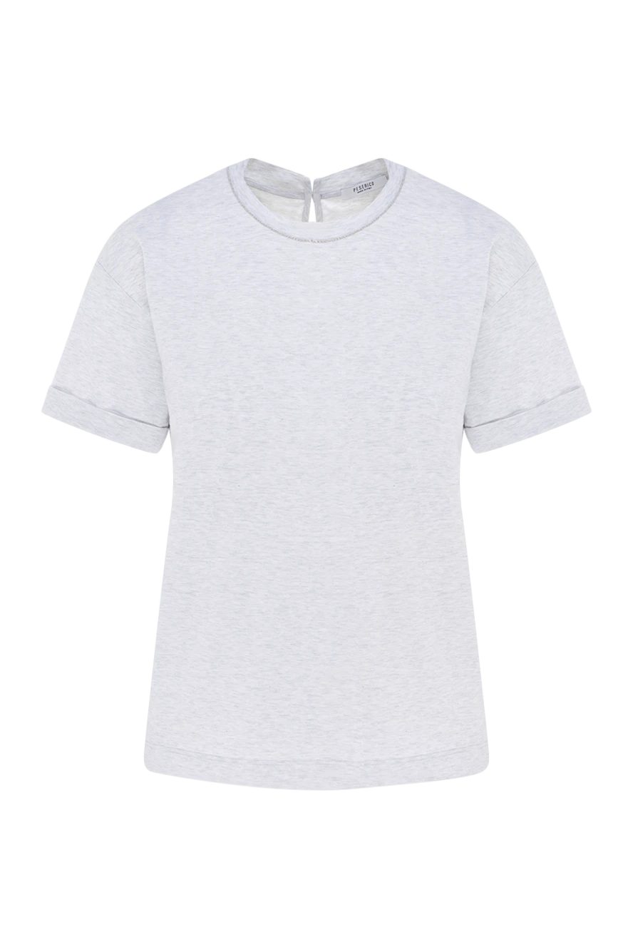 Peserico әйелдерге арналған мақтадан жасалған жейде, сұр
176660 - фото 1