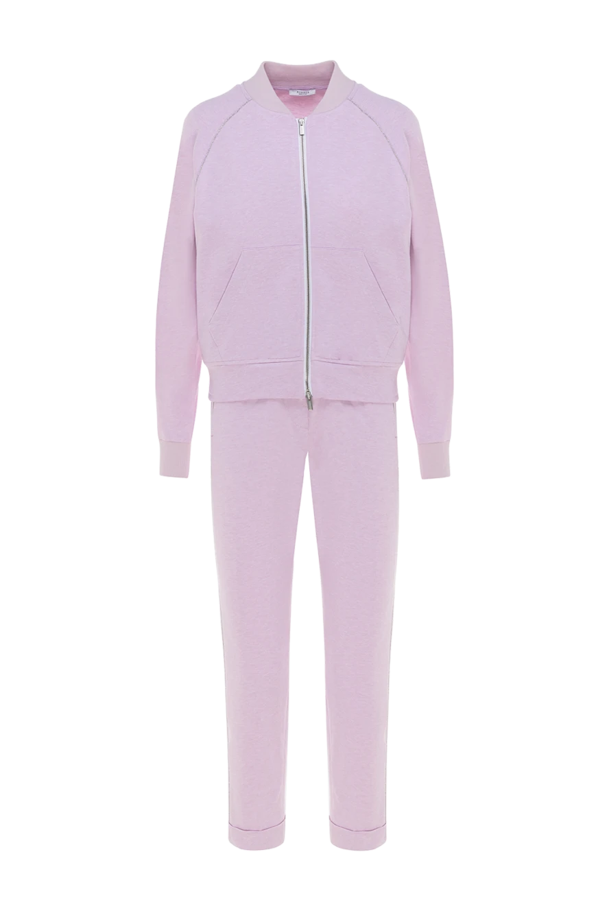 Peserico walking suit made of cotton and elastane for women pink 176683 - photo 1