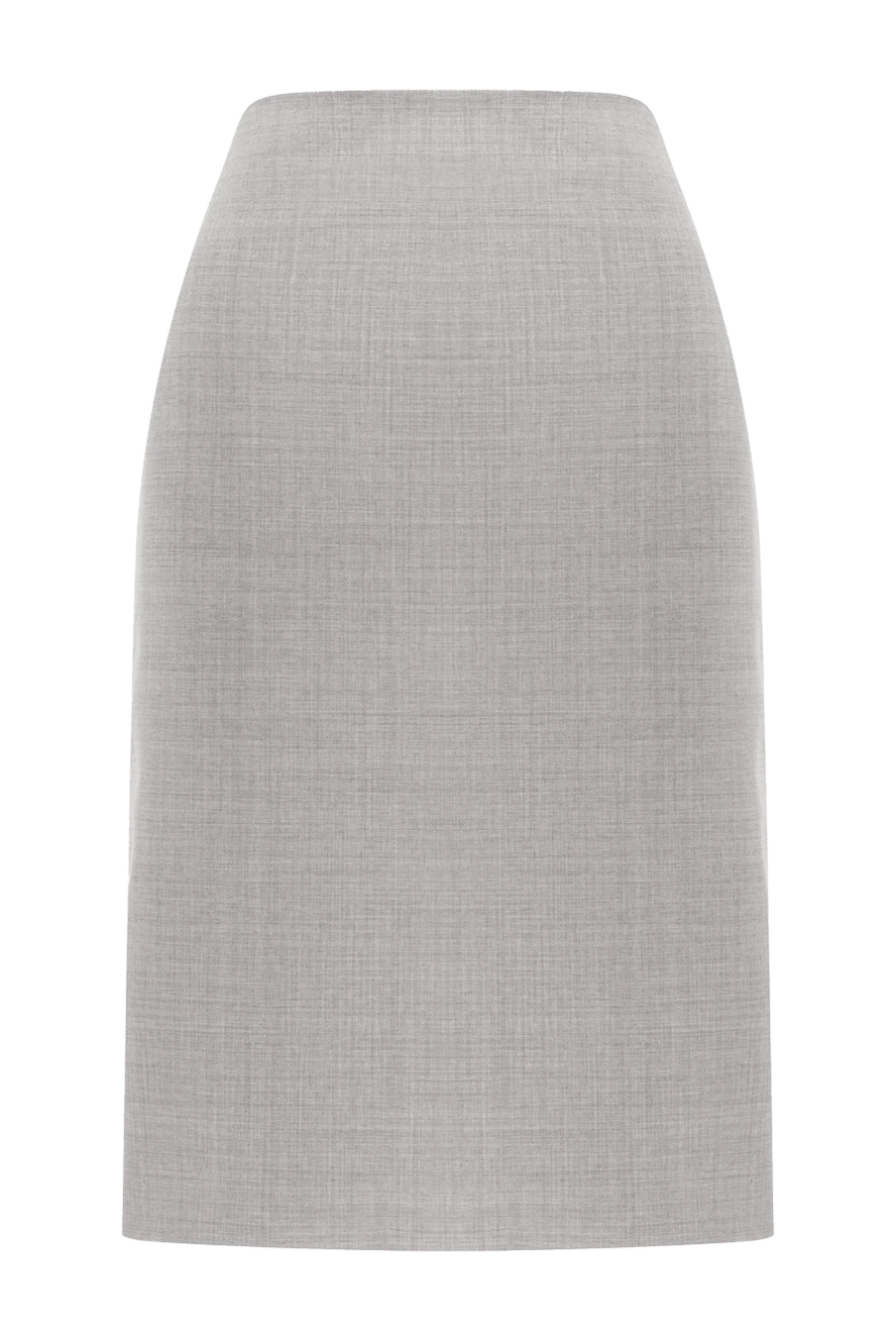 P.A.R.O.S.H. woman women's gray wool and elastane skirt купить с ценами и фото 176728 - photo 1