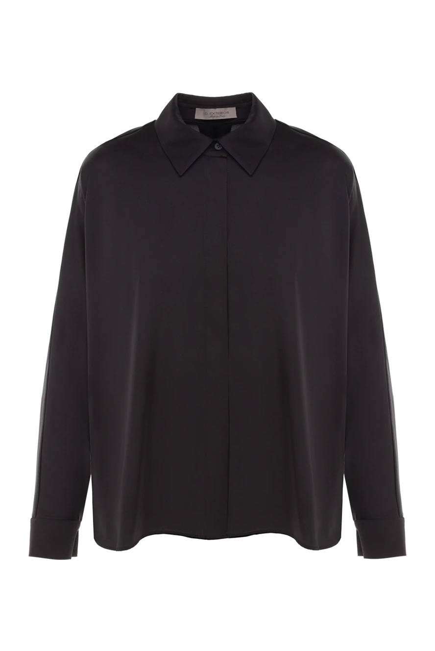 D.Exterior woman women's black polyester and elastane shirt купить с ценами и фото 176760 - photo 1