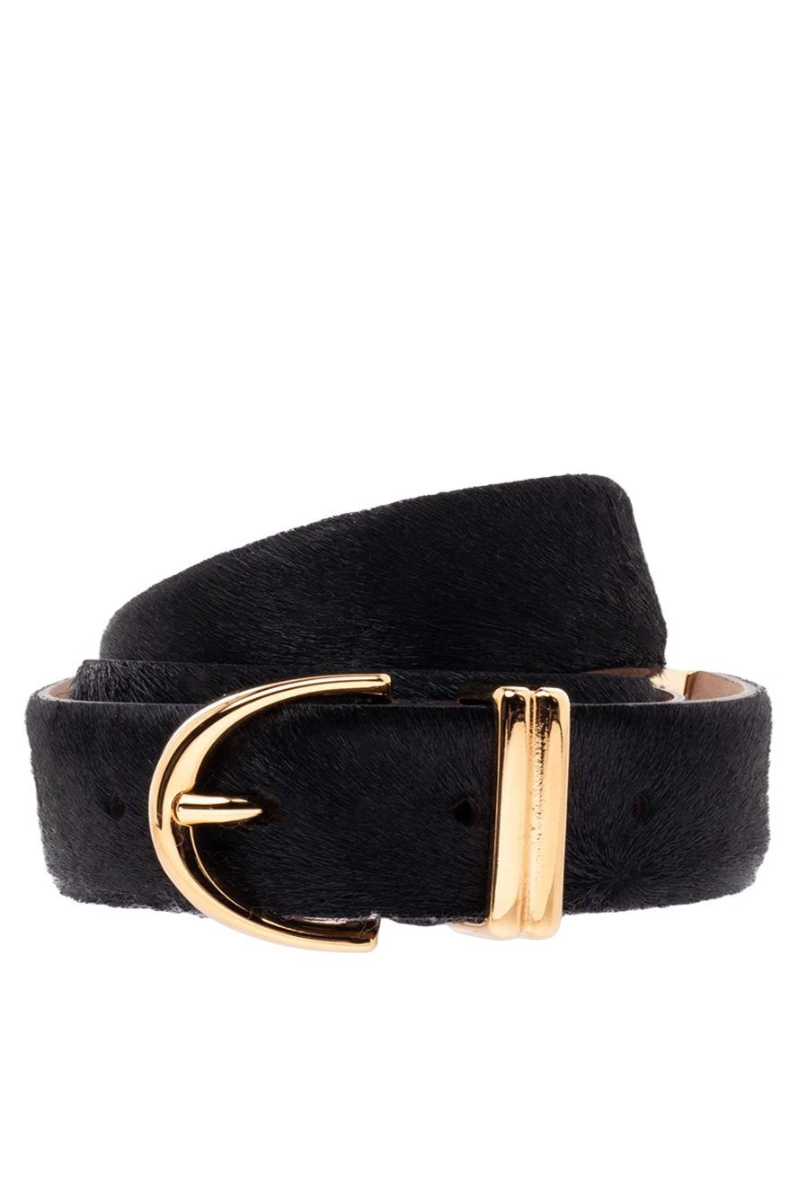 Khaite woman women's black genuine leather belt купить с ценами и фото 176798 - photo 1