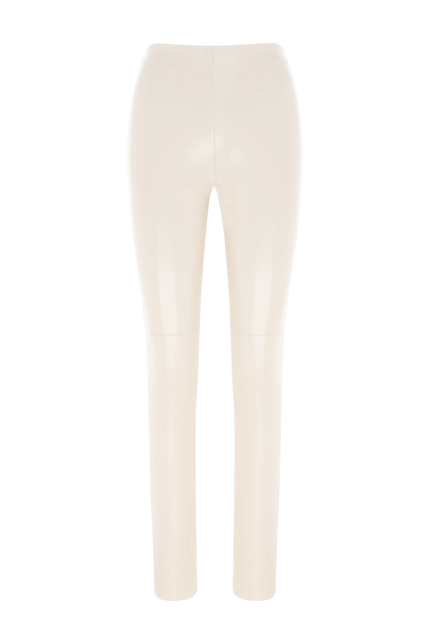 The Andamane woman women's leggings made of polyester and genuine leather, beige купить с ценами и фото 176837 - photo 1