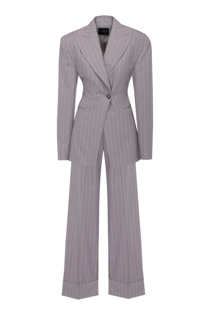 The Andamane woman women's gray suit with polyester and viscose trousers купить с ценами и фото 176855 - photo 1