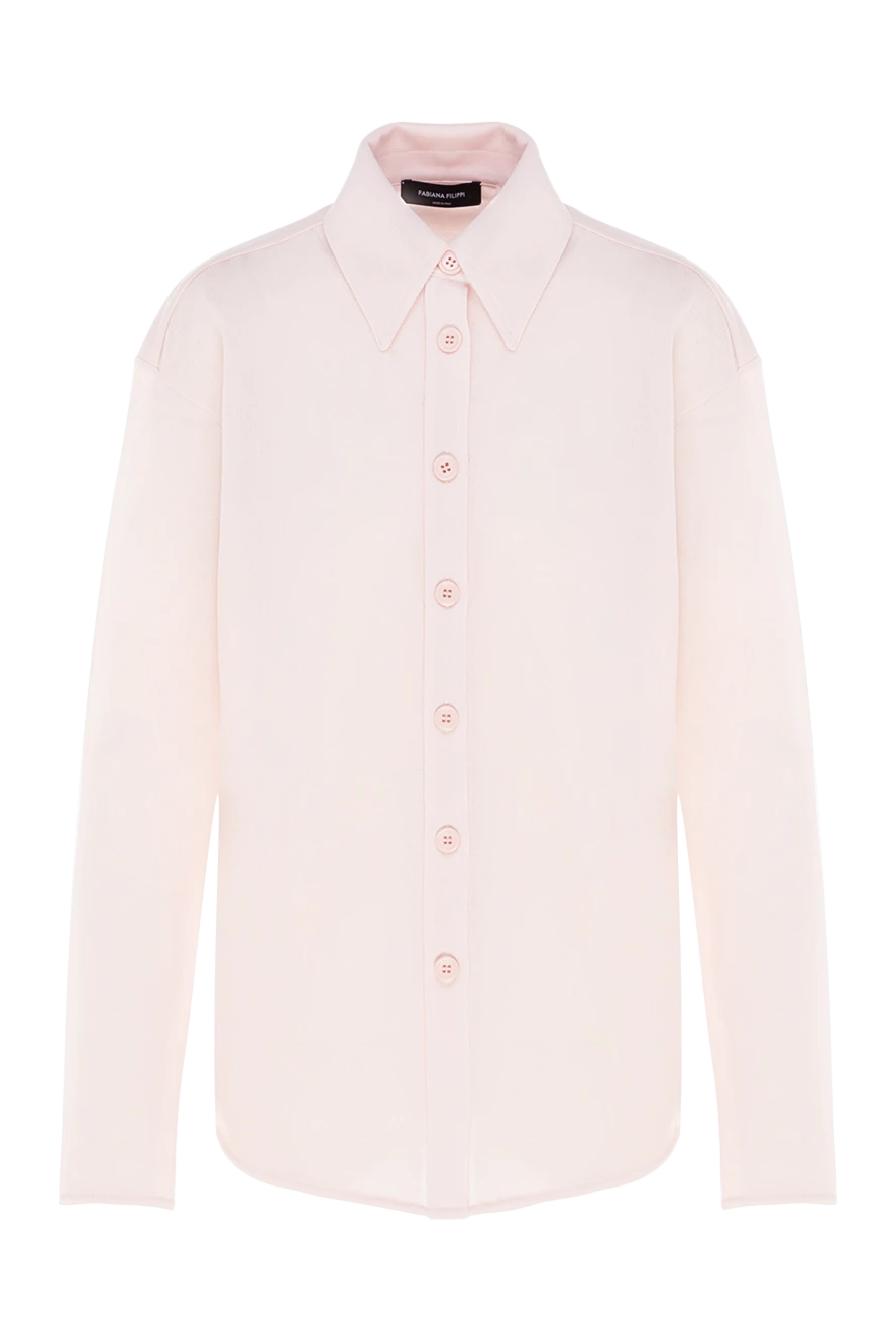 Fabiana Filippi woman cotton and nylon shirt for women pink купить с ценами и фото 176864 - photo 1