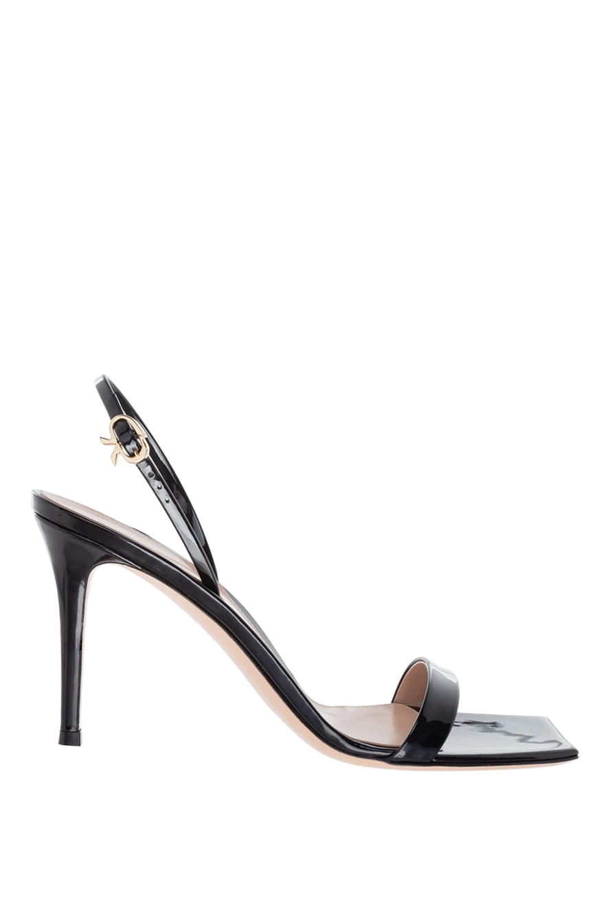 Gianvito Rossi woman women's black genuine leather sandals купить с ценами и фото 176873 - photo 1