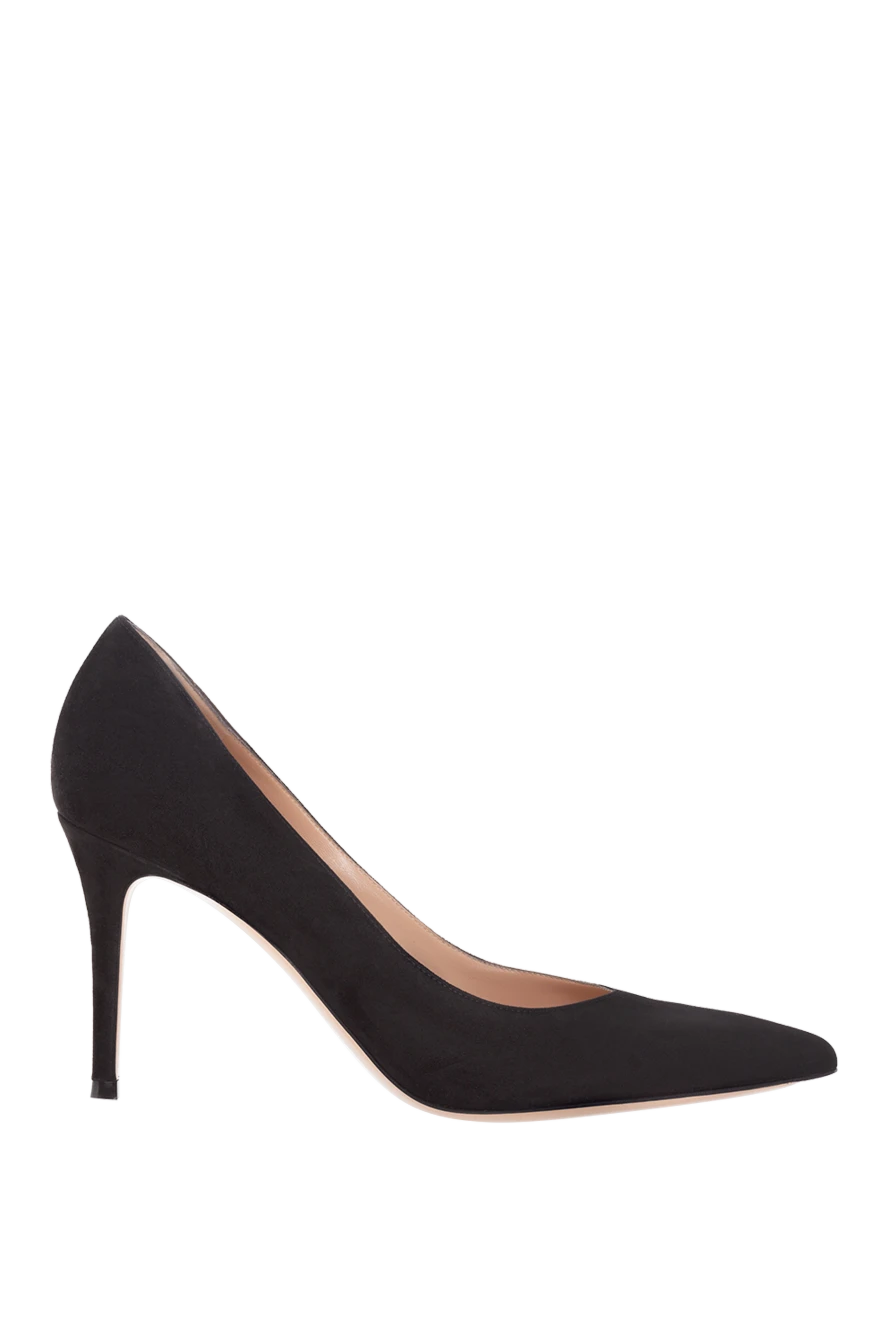 Gianvito Rossi woman women's black suede heels купить с ценами и фото 176878 - photo 1