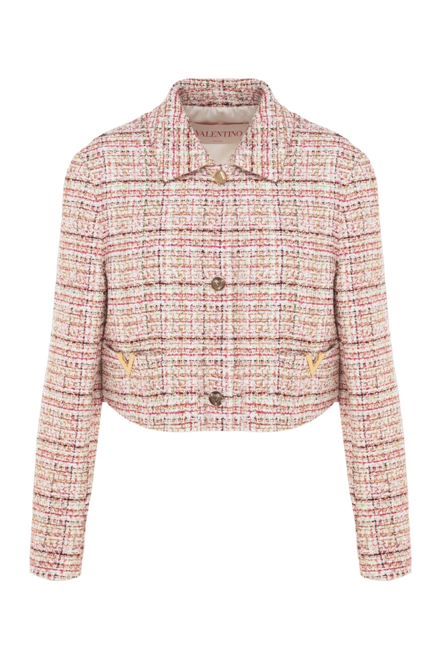 Valentino woman women's pink jacket купить с ценами и фото 177020 - photo 1