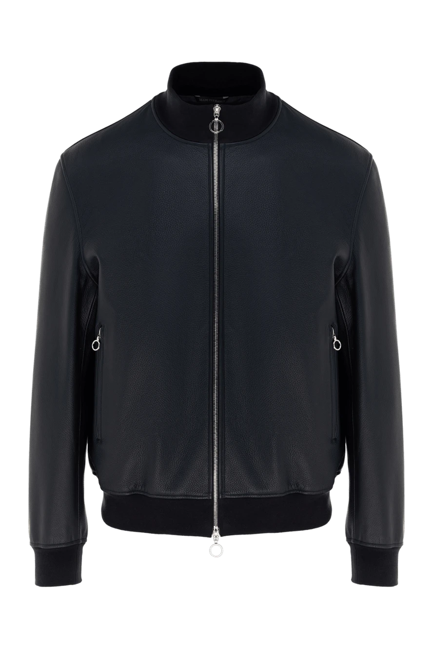 Seraphin куртка из натуральной кожи синяя мужская 177075 - фото 1