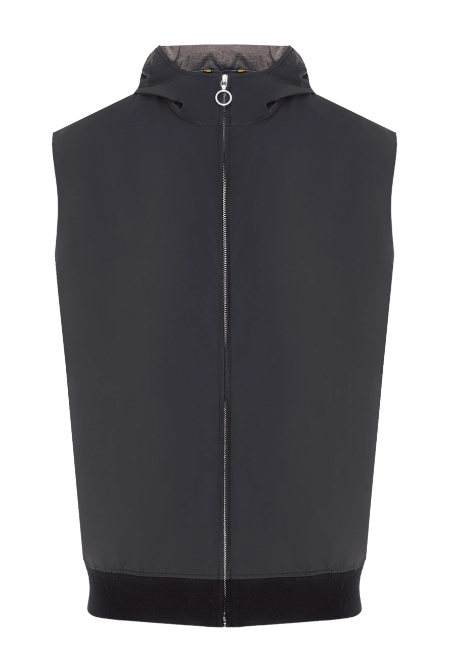 Seraphin жилет из нейлона и кашемира мужской черный 177077 - фото 1