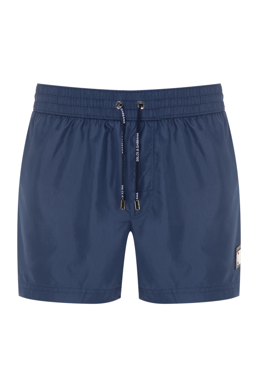 Dolce & Gabbana man blue polyester beach shorts for men купить с ценами и фото 177104 - photo 1