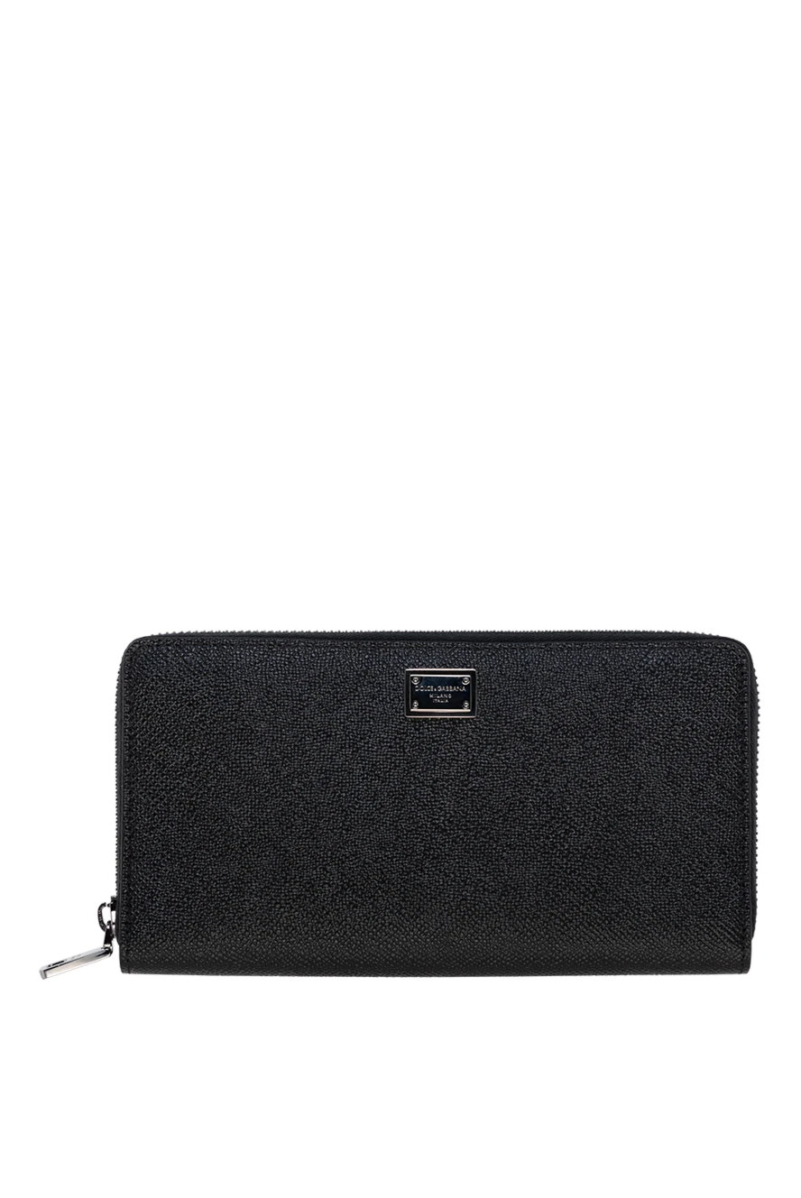 Dolce & Gabbana man men's black genuine leather wallet купить с ценами и фото 177115 - photo 1