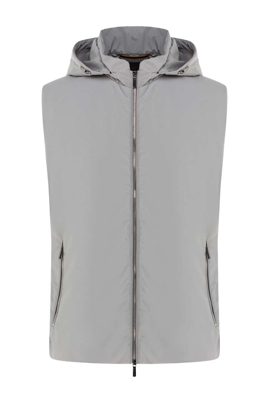 Moorer man men's gray polyester vest купить с ценами и фото 177149 - photo 1