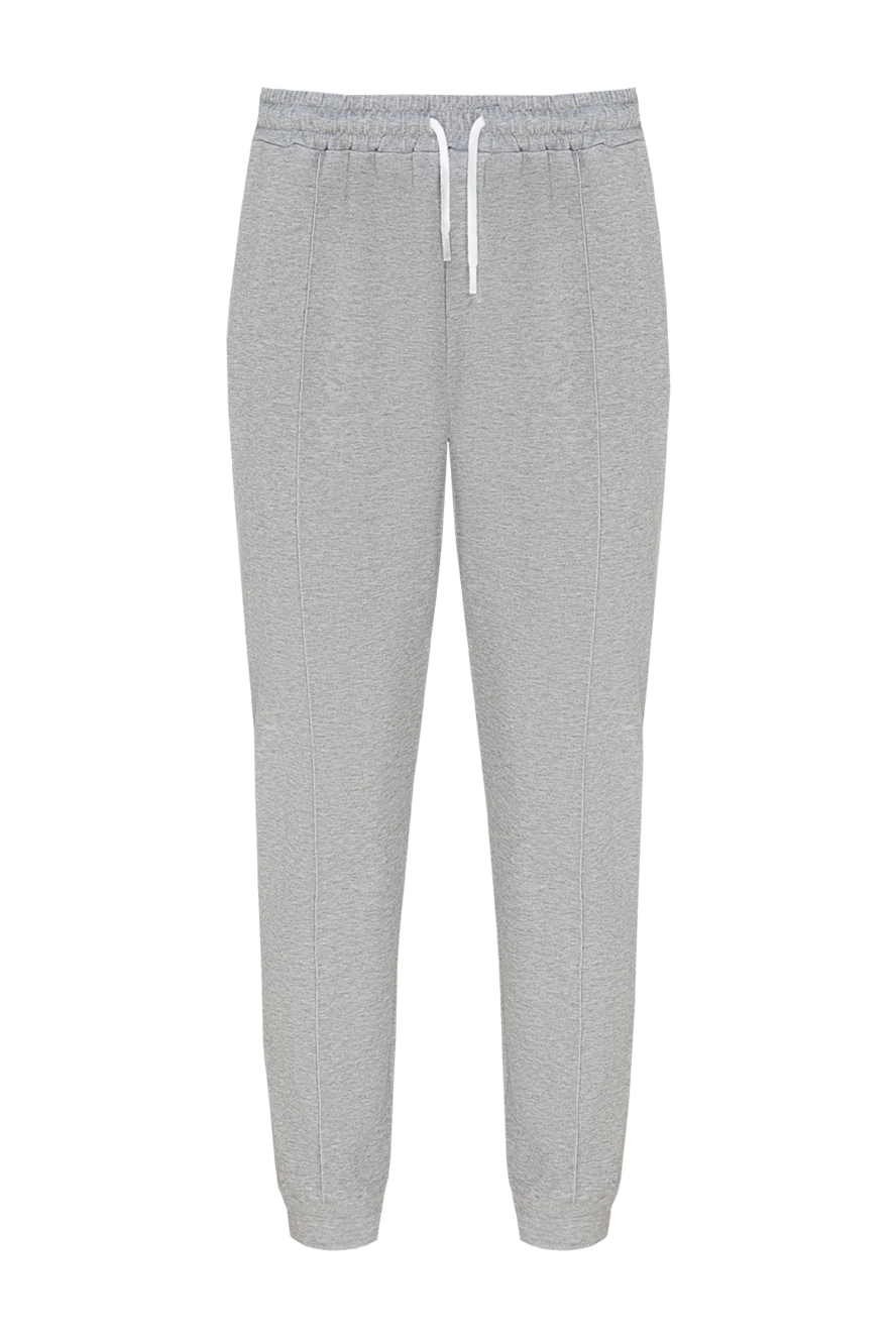 Barba Napoli man cotton and polyamide trousers for men, gray купить с ценами и фото 177191 - photo 1