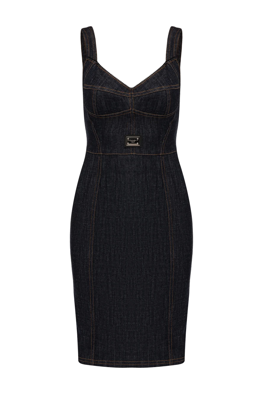 Dolce & Gabbana woman women's dress blue купить с ценами и фото 177208 - photo 1