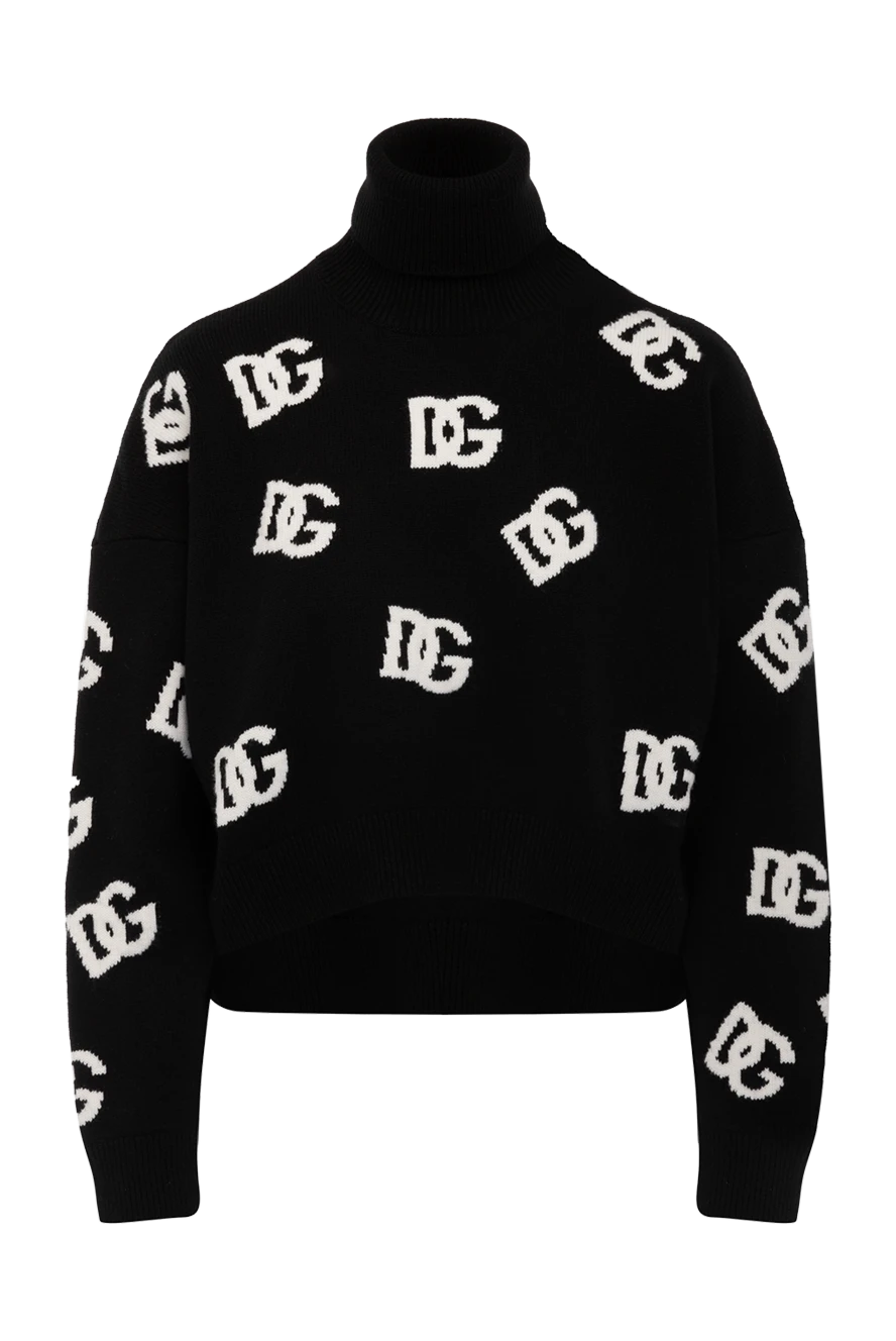 Dolce & Gabbana woman women's black wool jumper купить с ценами и фото 177217 - photo 1