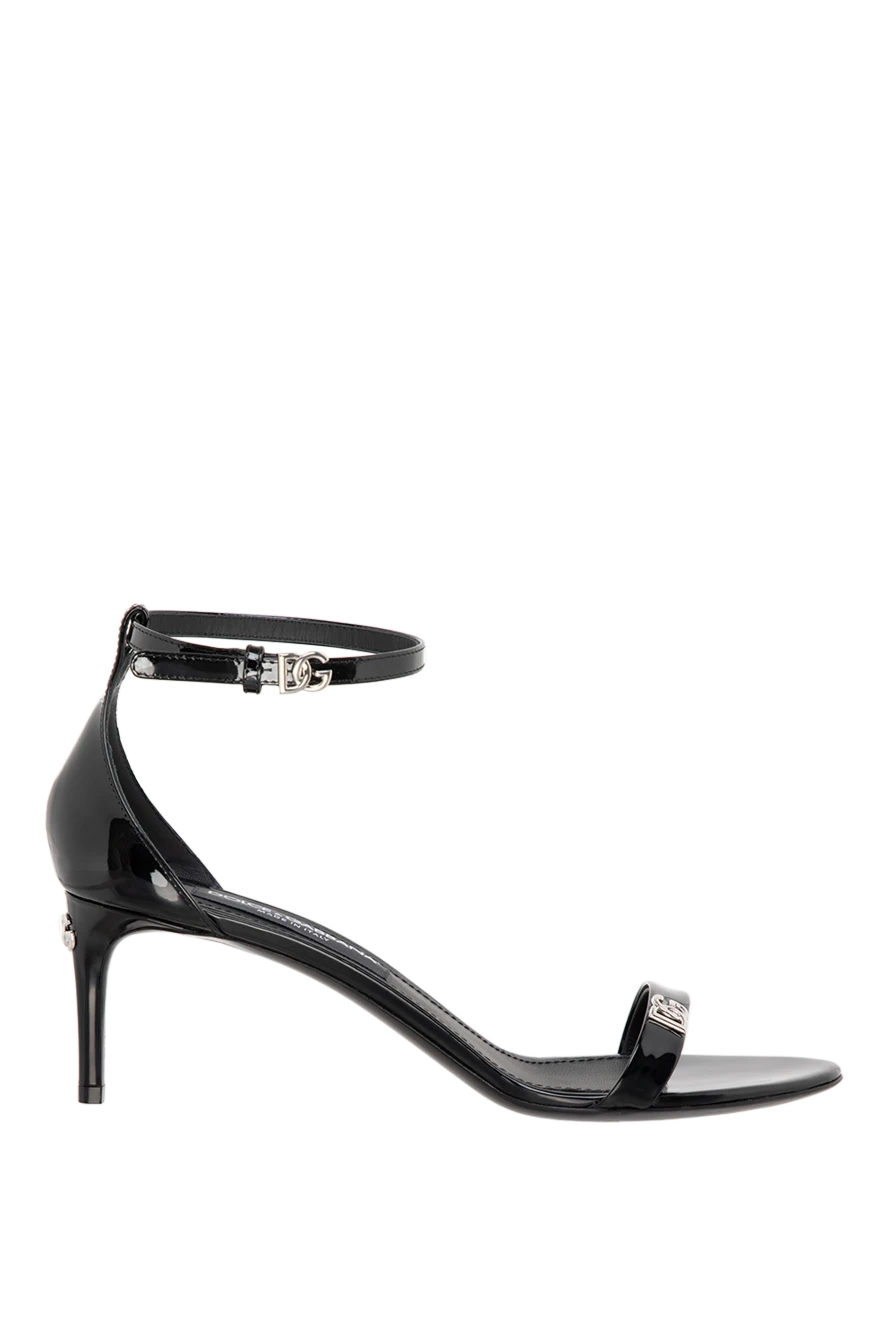 Dolce & Gabbana woman women's black genuine leather sandals купить с ценами и фото 177230 - photo 1