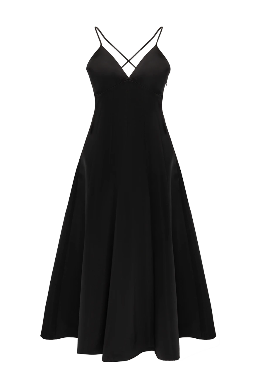 Philosophy di Lorenzo Serafini woman women's black polyester dress купить с ценами и фото 177239 - photo 1