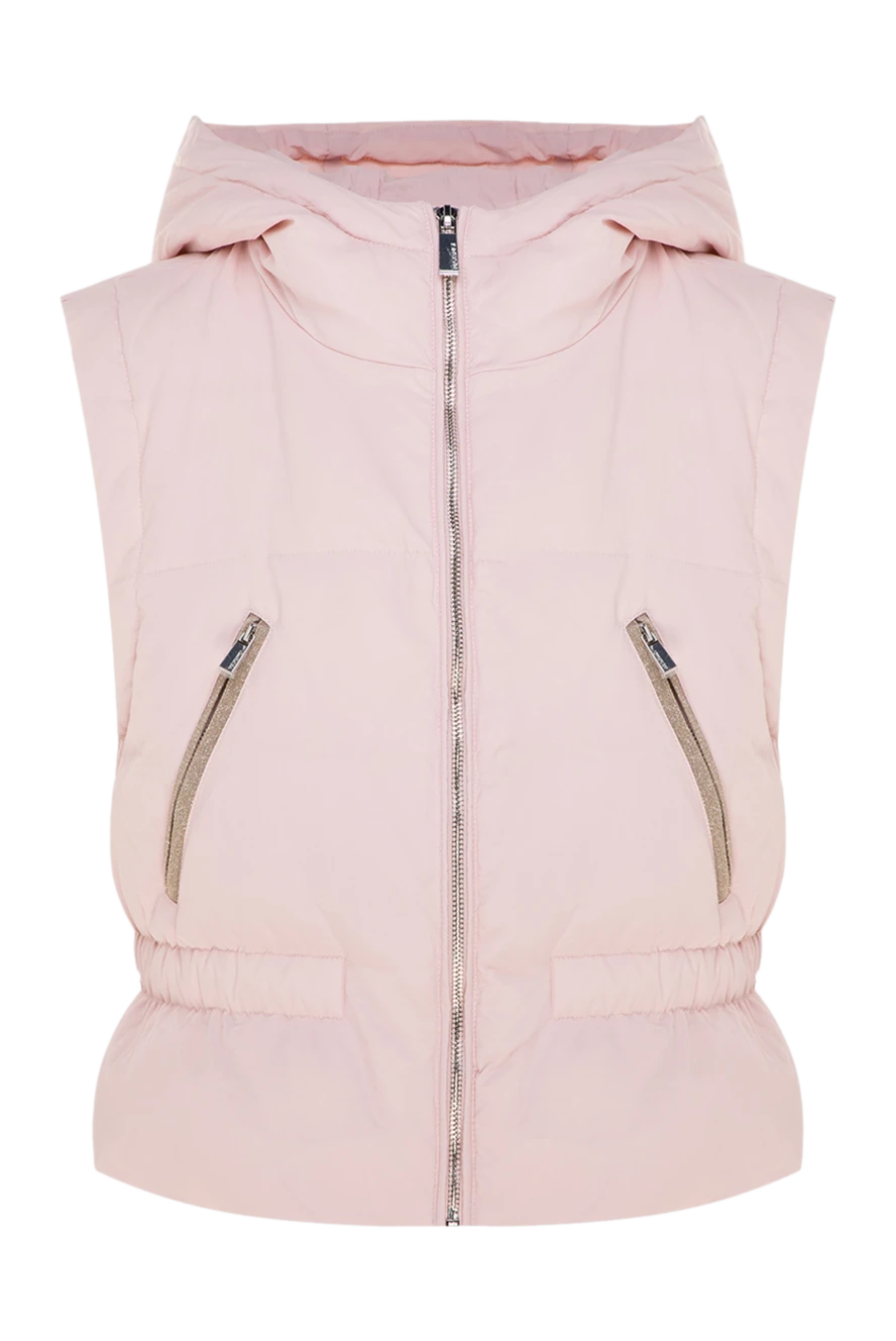 Max&Moi woman women's polyester vest pink купить с ценами и фото 177315 - photo 1