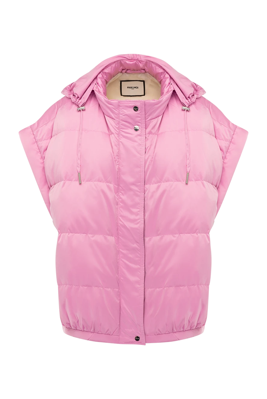 Max&Moi woman women's polyester vest pink купить с ценами и фото 177319 - photo 1