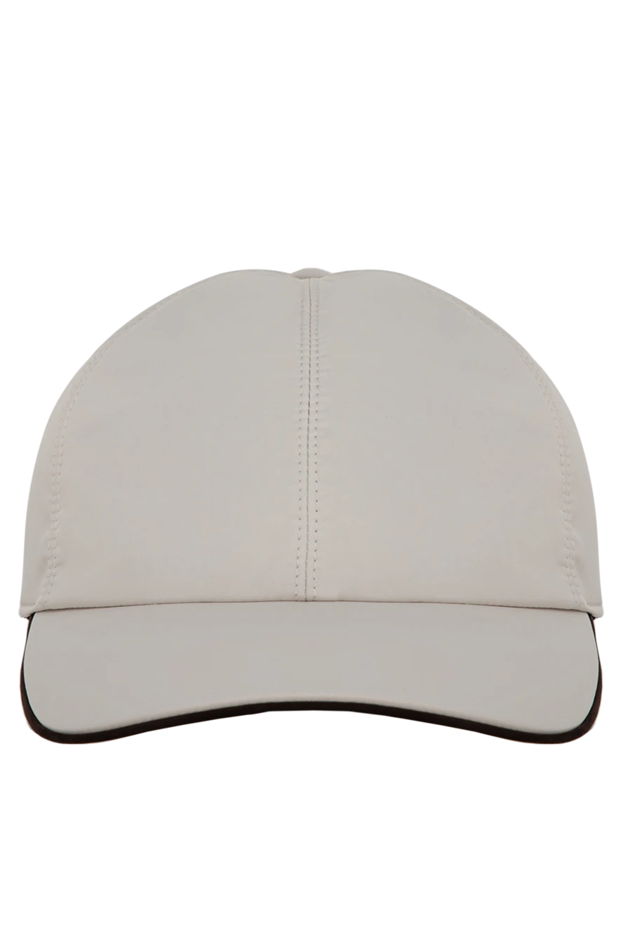 Ermenegildo Zegna man men's white polyester cap купить с ценами и фото 177330 - photo 1