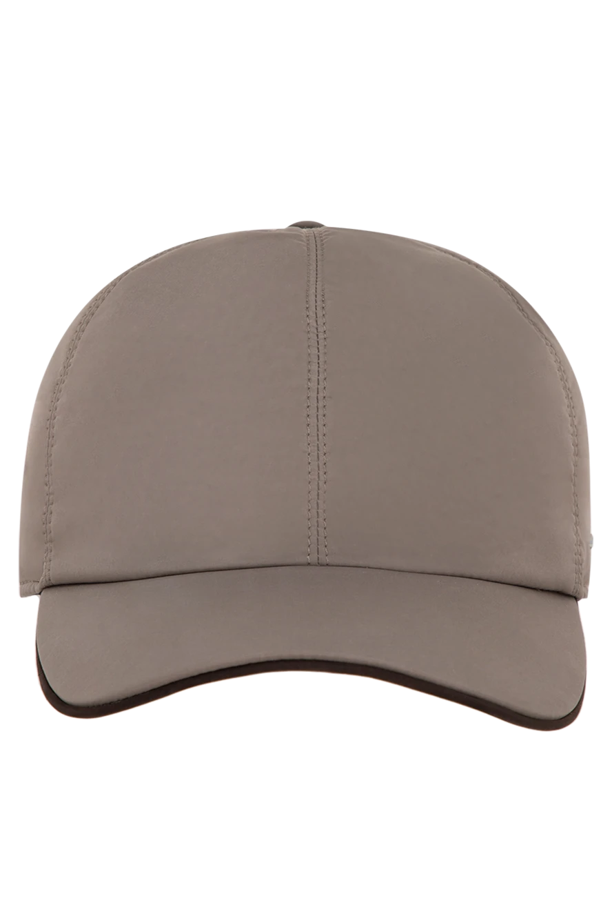 Ermenegildo Zegna man men's brown polyester cap купить с ценами и фото 177332 - photo 1