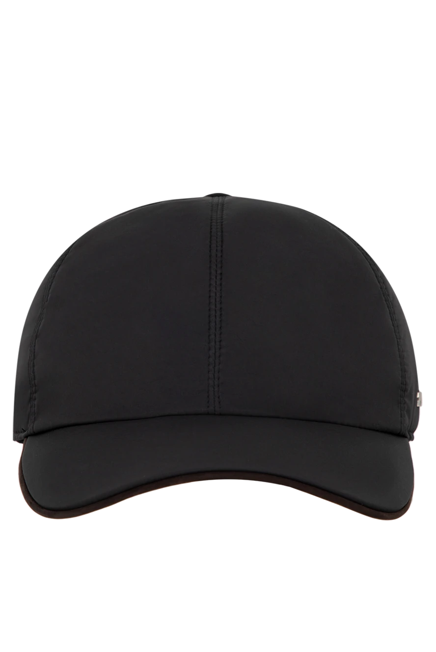 Ermenegildo Zegna man men's black polyester cap купить с ценами и фото 177334 - photo 1