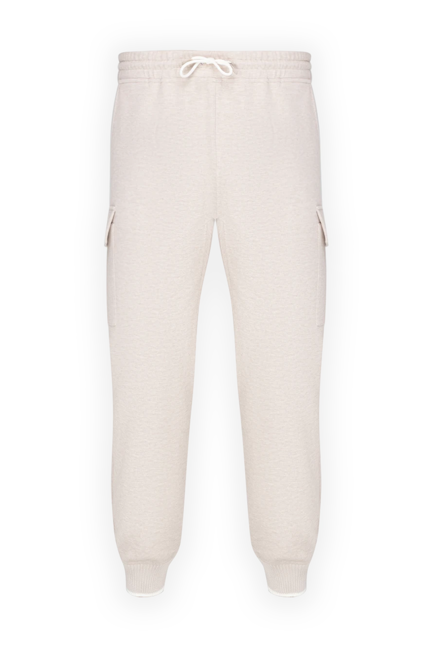 Eleventy man men's beige trousers купить с ценами и фото 177533 - photo 1