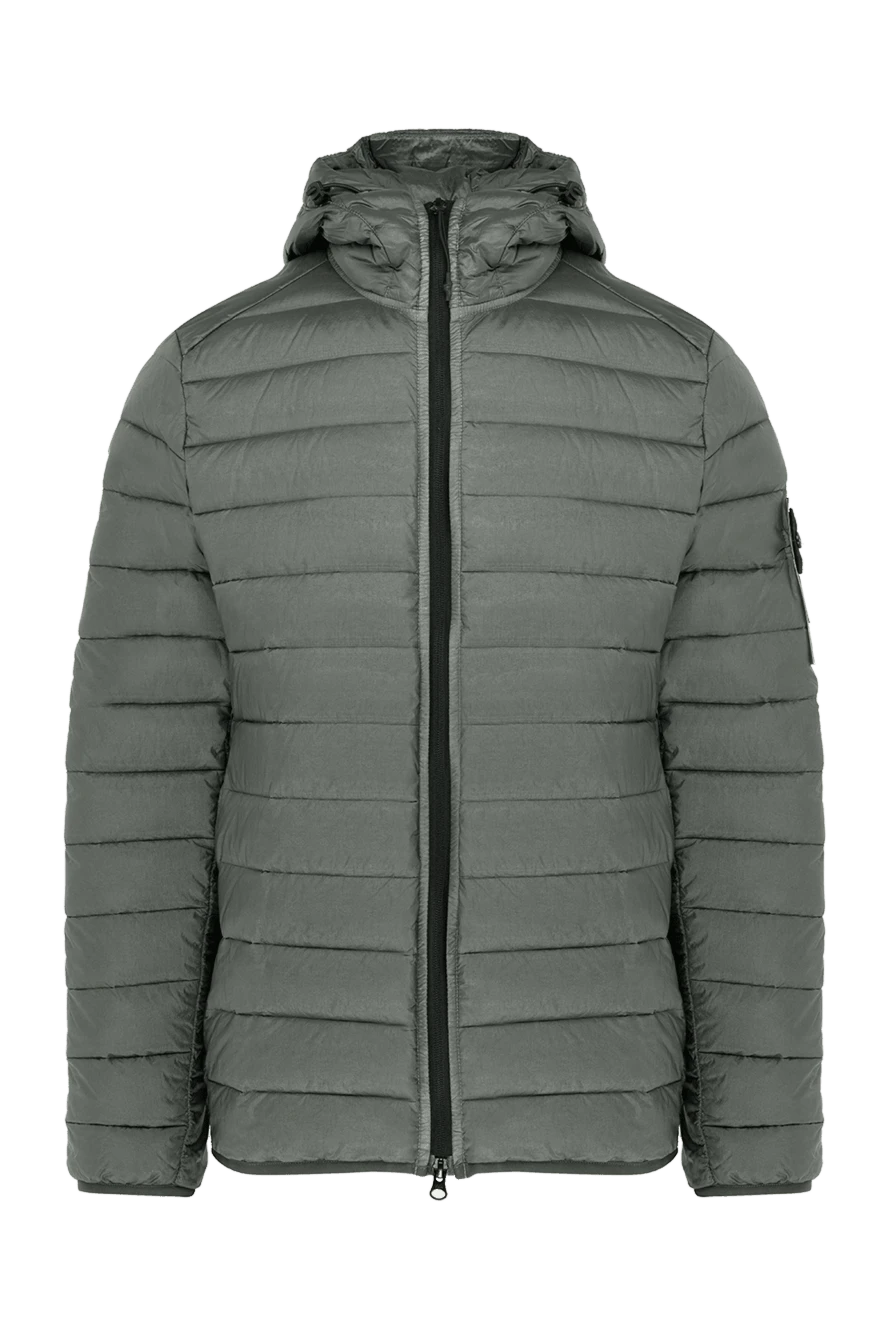 Stone Island man men's blue polyamide jacket купить с ценами и фото 177604 - photo 1