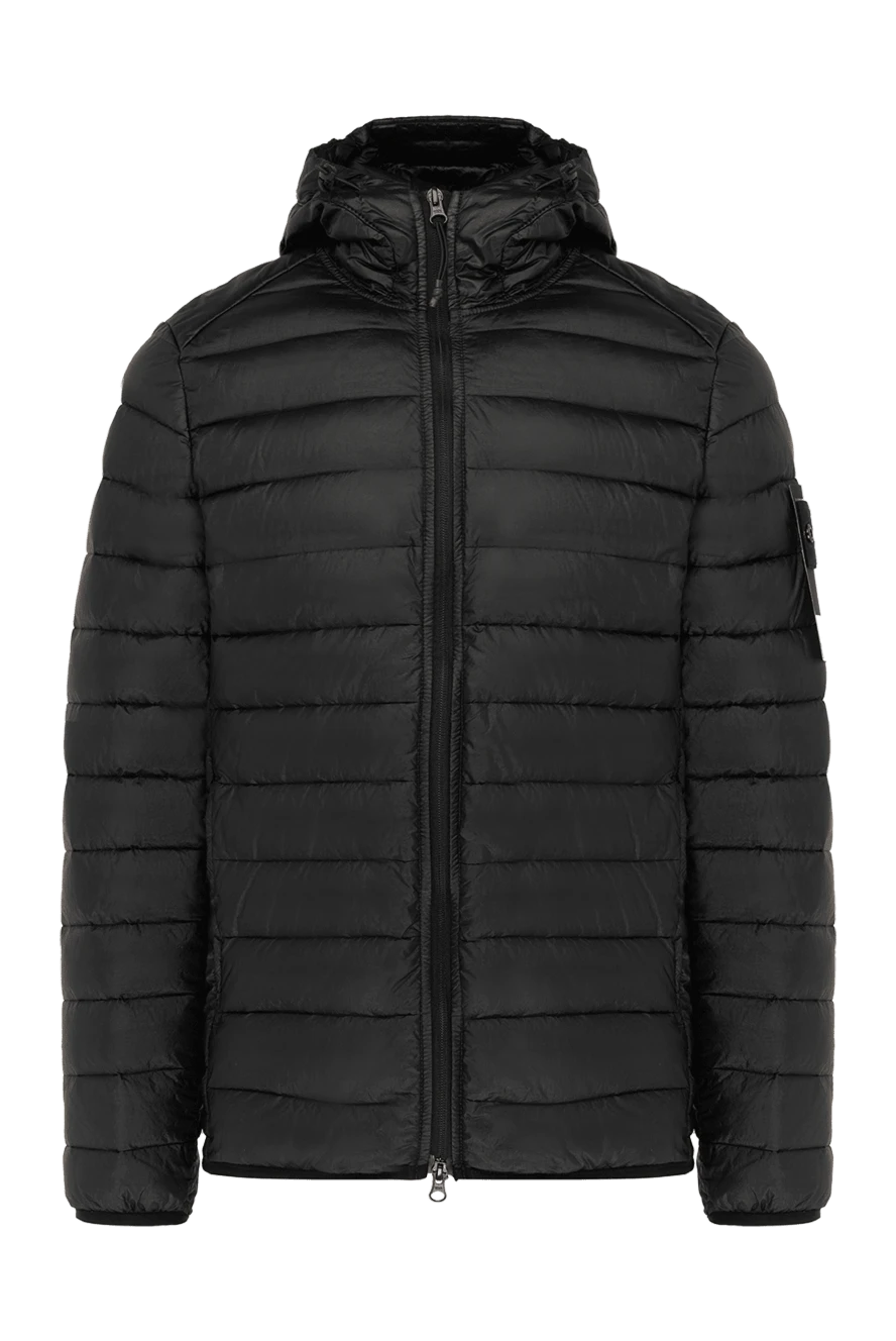 Stone Island man black polyamide jacket for men купить с ценами и фото 177606 - photo 1