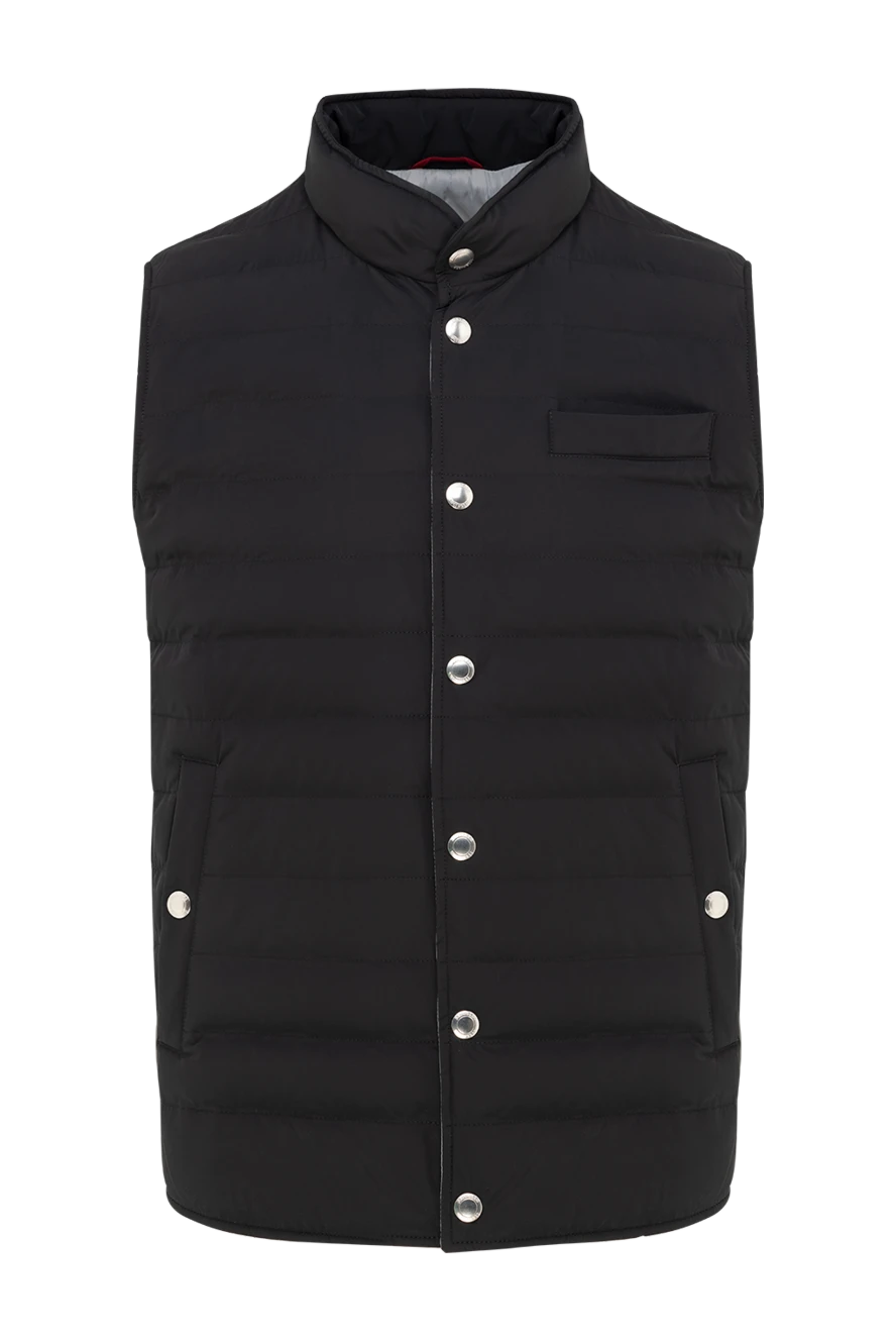 Brunello Cucinelli ерлерге арналған қара полиэфир және эластан көкірекше 177661 - фото 1