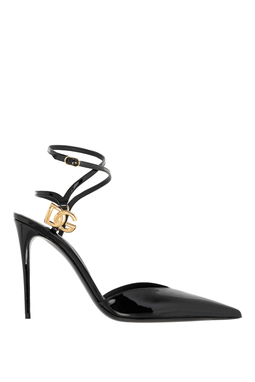 Dolce & Gabbana woman women's black leather sandals купить с ценами и фото 177766 - photo 1