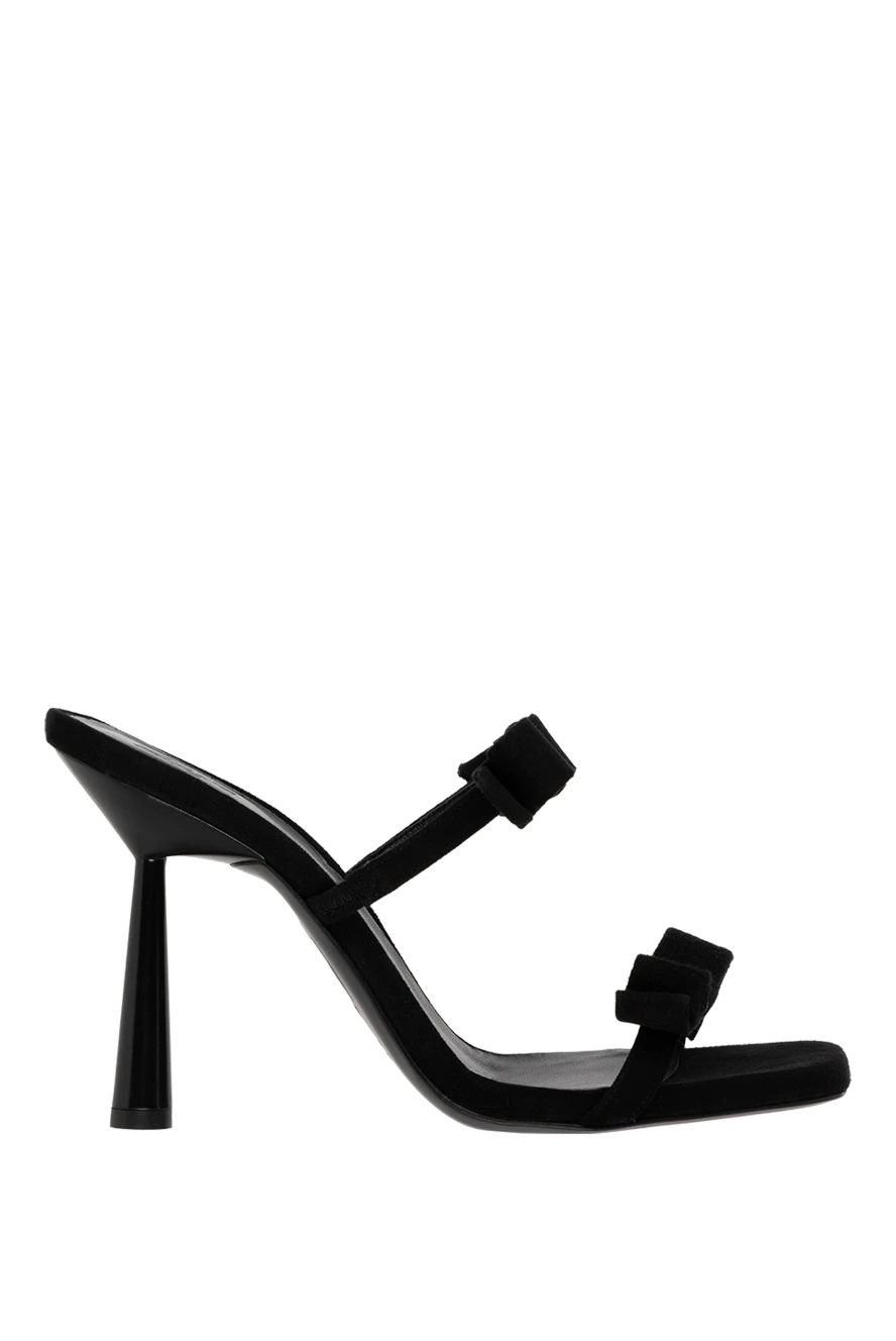 Gia Borghini woman women's black leather sandals купить с ценами и фото 177783 - photo 1