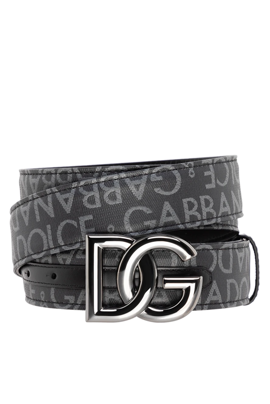 Dolce & Gabbana man genuine leather belt for men, gray купить с ценами и фото 177797 - photo 1