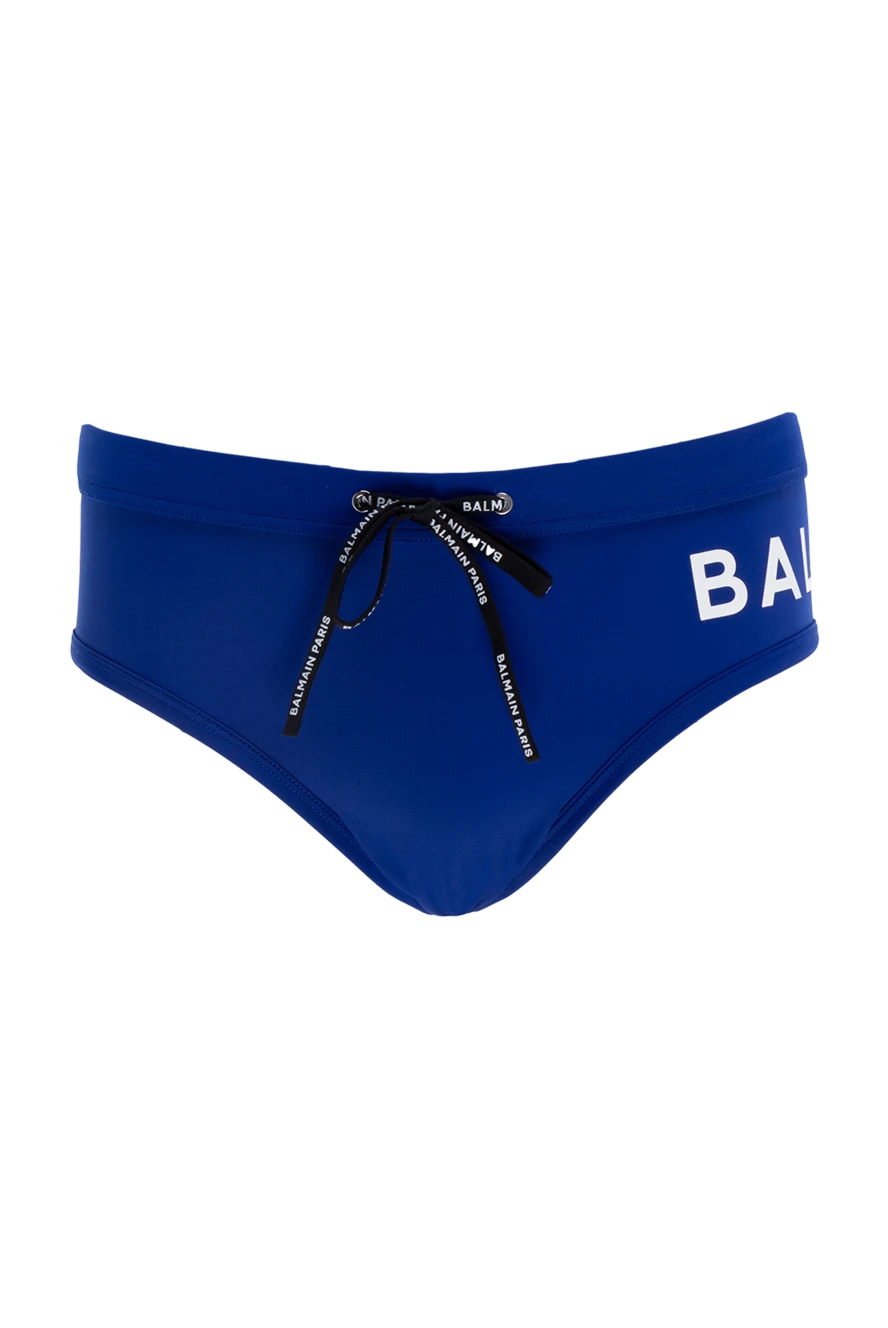 Balmain man blue men's swimming trunks made of polyamide and elastane купить с ценами и фото 177843 - photo 1