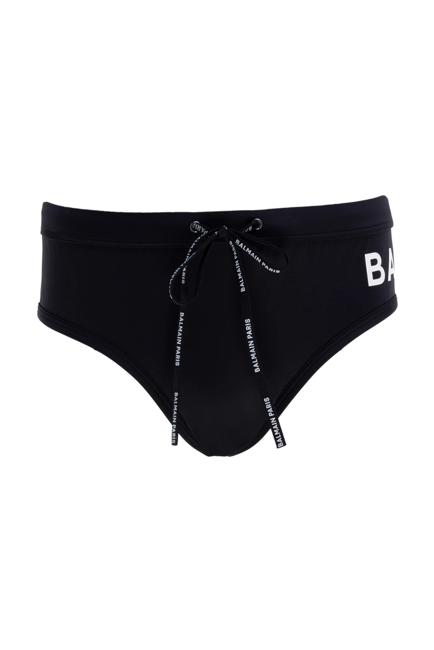 Balmain man black men's swimming trunks made of polyamide and elastane купить с ценами и фото 177844 - photo 1