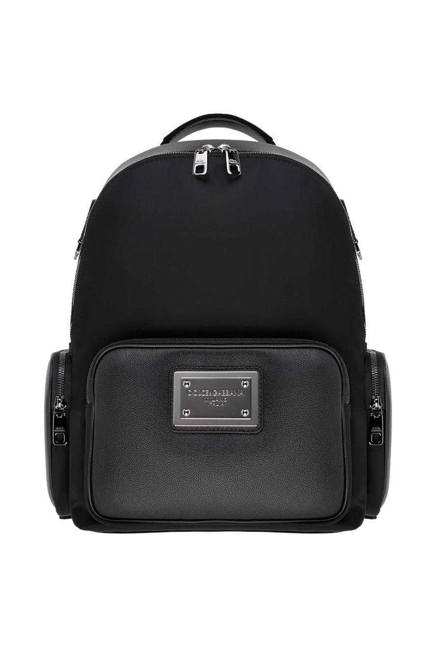 Dolce & Gabbana man men's black polyester backpack купить с ценами и фото 177951 - photo 1