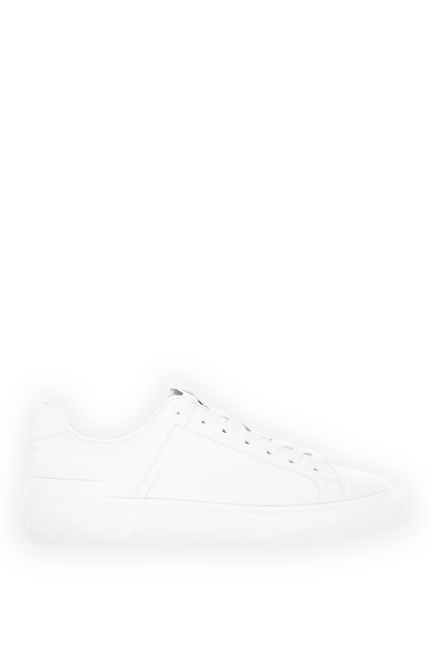 Balmain woman women's white genuine leather sneakers купить с ценами и фото 177968 - photo 1