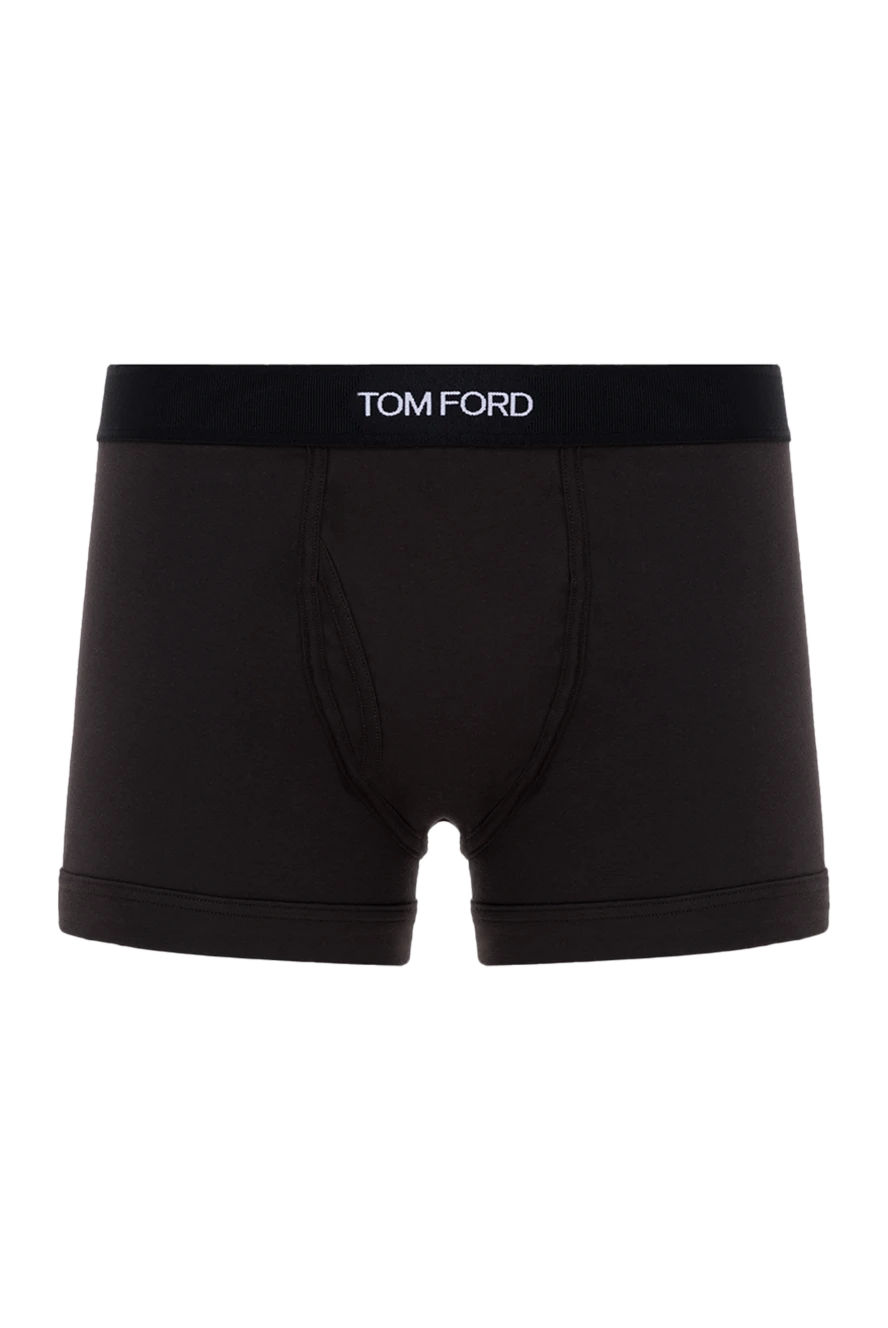 Tom Ford man men's boxer briefs made of cotton and elastane, gray купить с ценами и фото 177971 - photo 1