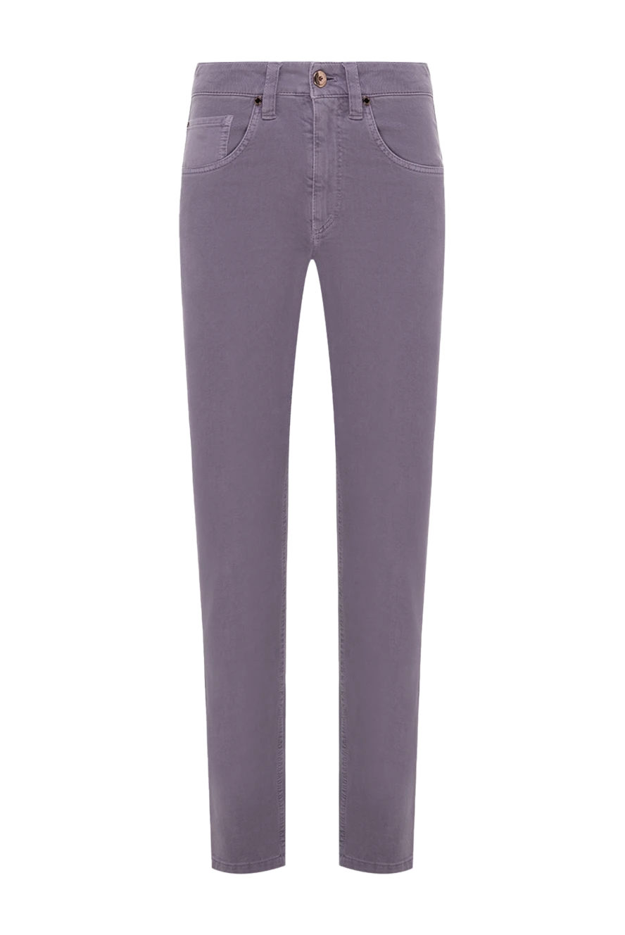 Brunello Cucinelli jeans made of cotton and elastane purple for women 178015 - photo 1
