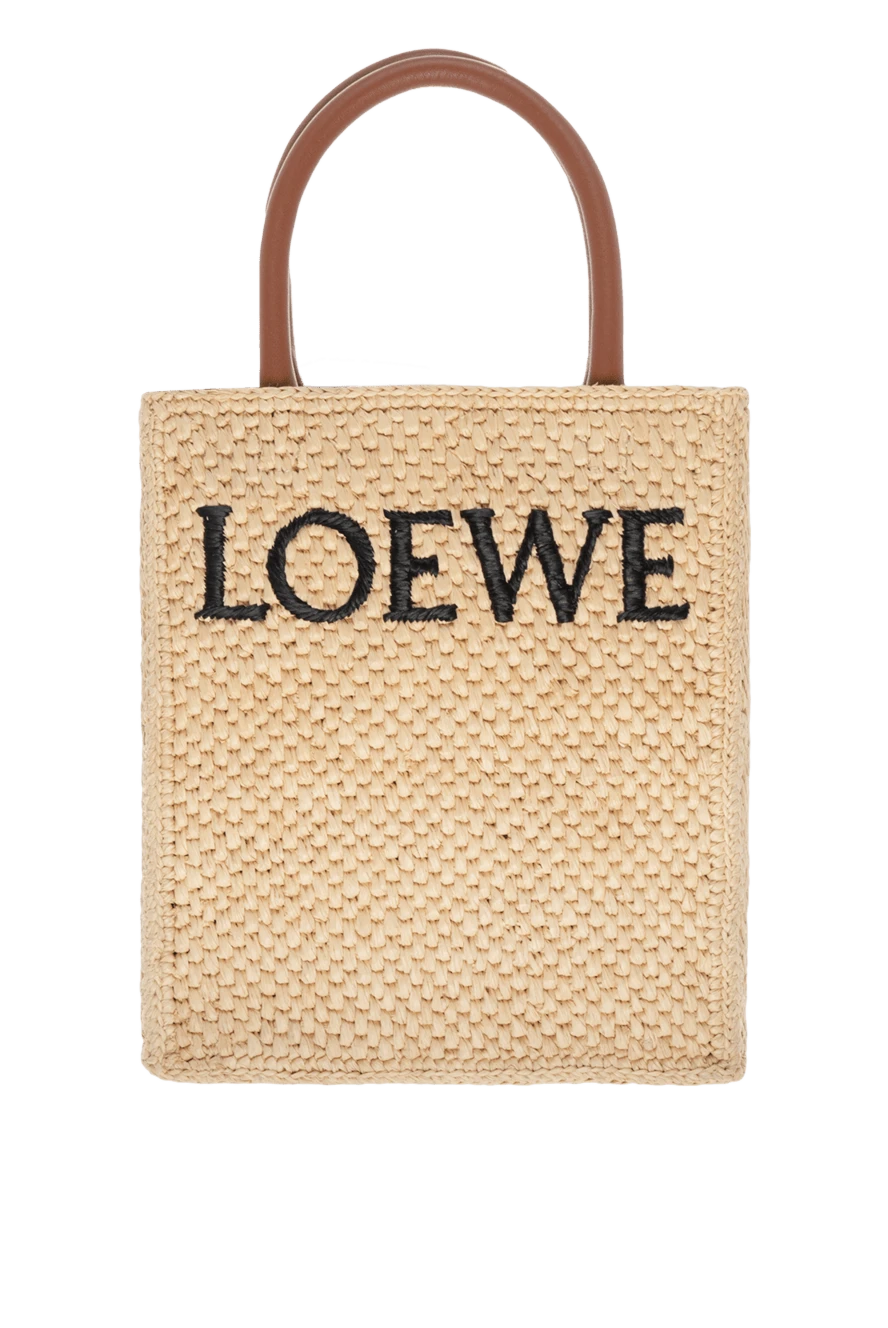 Loewe женские сумка повседневная из соломки женская желтая купить с ценами и фото 178046 - фото 1