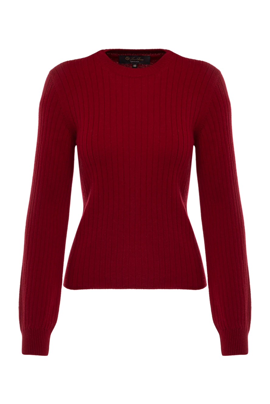 Loro Piana woman women's cashmere jumper, burgundy купить с ценами и фото 178058 - photo 1