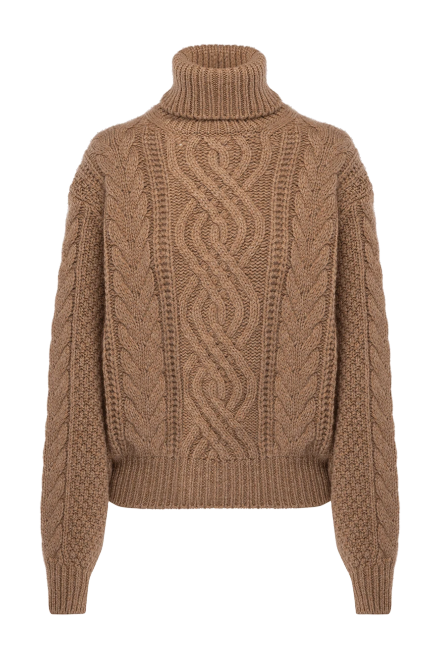 Loro Piana woman cashmere and mohair jumper for women, beige купить с ценами и фото 178059 - photo 1