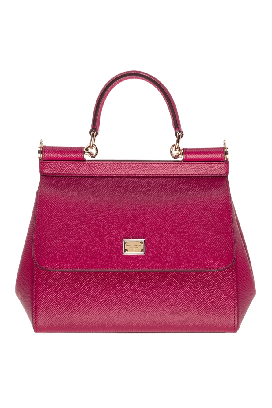 Dolce & Gabbana woman women's calfskin bag burgundy купить с ценами и фото 178079 - photo 1